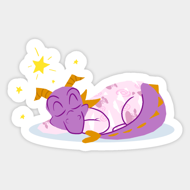 Sleepy Figment Sticker by AnderGear